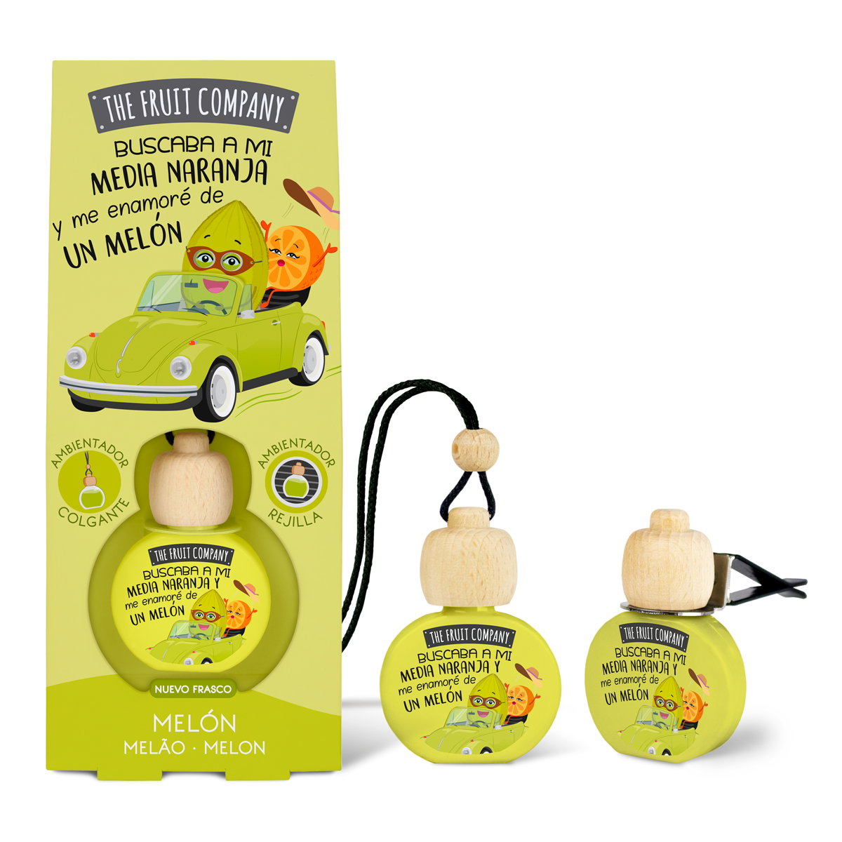 Ambientador de coche MELÓN 5ml.