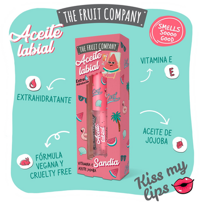 Aceite labial SANDÍA 3,6ml.
