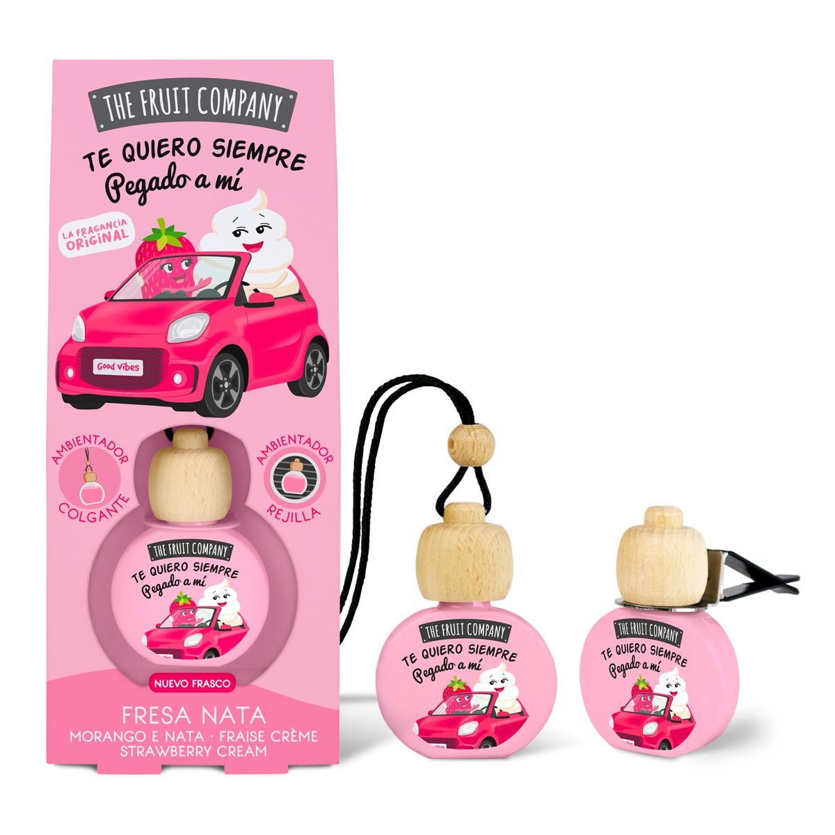 Ambientador de coche FRESA NATA 5ml.