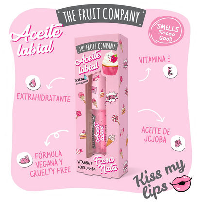 Aceite labial FRESA NATA 3,6ml.