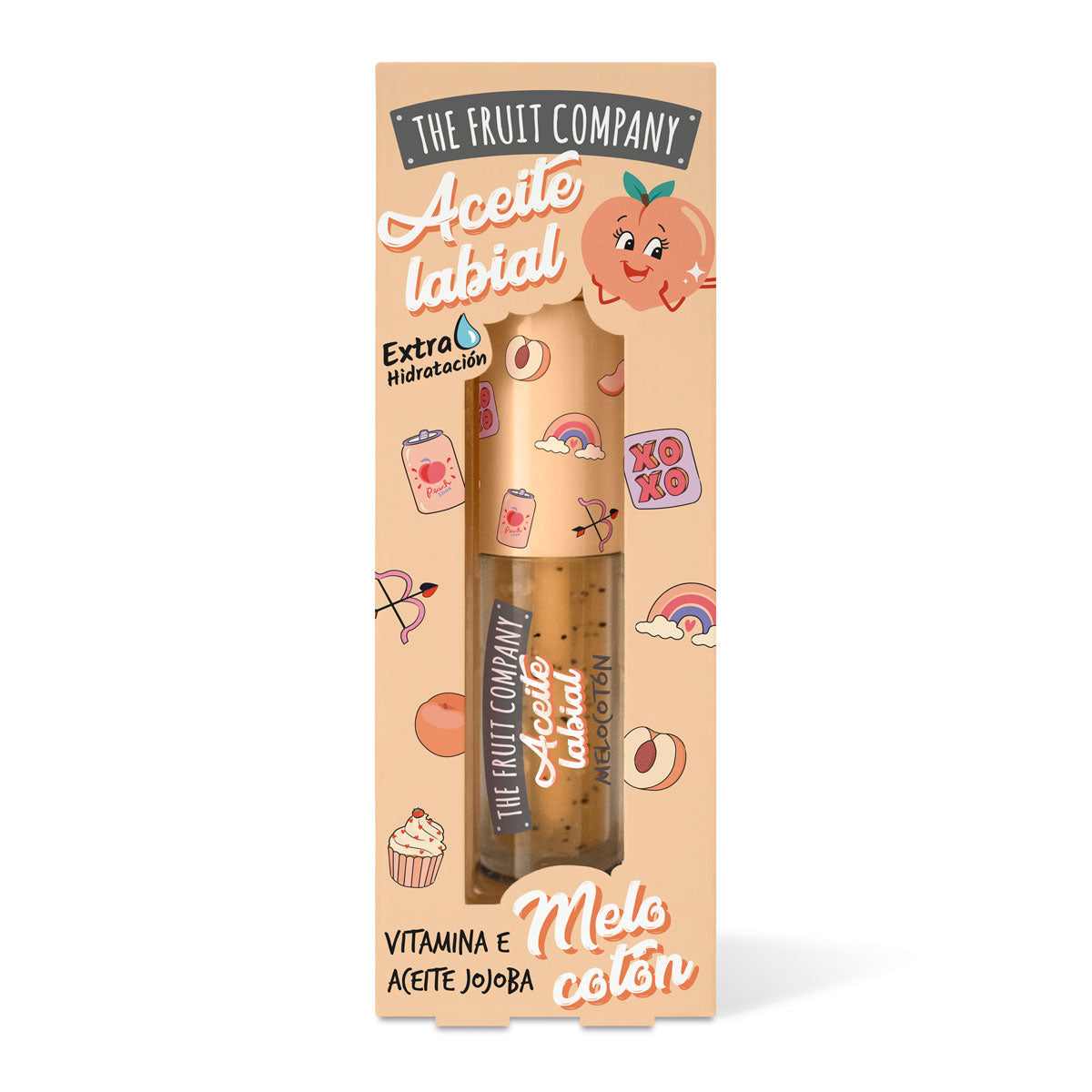 Aceite labial MELOCOTÓN 3,6ml.